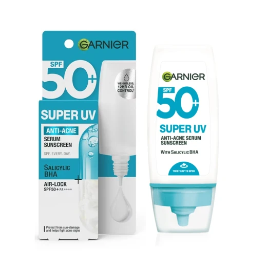 Garnier Skinactive Super UV Acne prone Skin Serum Sunscreen, 30ml