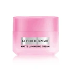 L’Oréal Paris Glycolic Bright Matte Luminizing Cream, Instant Glow Booster, Fades Dark spots, 50ml - L'Oreal Paris