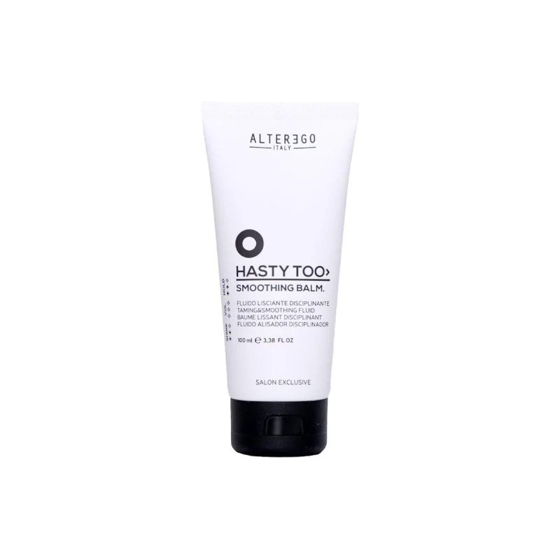 Alter Ego Hasty Too Smoothing Balm 100 ml Lightweight Hair Smoothing Balm for Frizz Control Hydration and Shine Leaves Hair Soft Silky and Manageable Without Weight or Residue for All Hair Types Daily Use - Alterego Italy