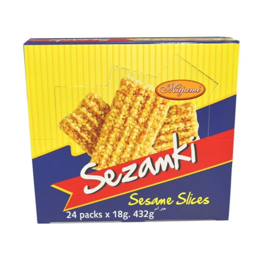 Sezamki Sesame Seed Bars – Crunchy Sweet Nutty Snack, 24 x 27g Pack – Traditional Polish Treat - Sezamki - Image 3