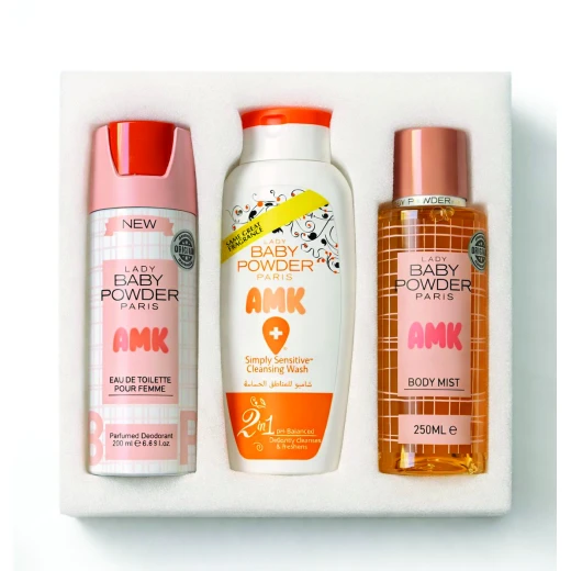 Lady Baby Powder AMK – Ultimate Personal Care Set (3 Pieces) - Amk lady - Image 4