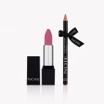Note Cosmetique  Mattever Lipstick  15 Favorite Pink + Perfect Lip Liner No 04 Gift - Note