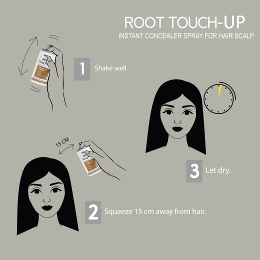 Neva Root Touch Up Spray, Light Blonde Color, 75 Ml - Neva - Image 2