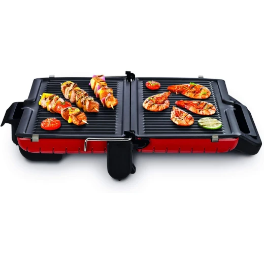 TEFAL Contact Grill |Ultracompact Grill| Adjustable Thermostat | 1700 W | 2 positions,Grill or Barbecue | Easy to clean | Removable dishwasher-safe juice... - Tefal - Image 2