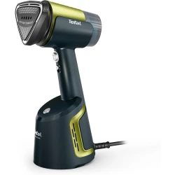 Tefal AeroSteam Handheld Garment Steamer, Revolutionary Suction Innovation, Portable Clothes Steamer & Wrinkle Remover, Fast Heat-Up, Iron Results in One Stroke,DT9810G0–Black/Forest Green