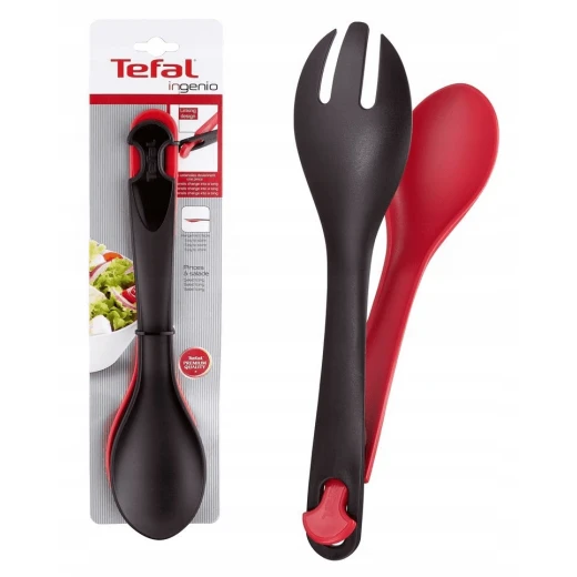 Tefal Ingenio Salad Tong 22 CM Red-Black Tefal Ingenio Salad Tong 22 CM Red-Black