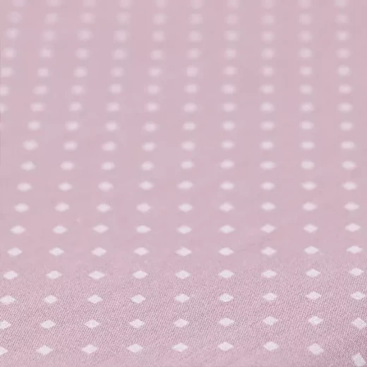 كانون طقم شرشف مطاط Dots & Stripes - بولي قطن - مفرد & مفرد كبير - 2 قطع - وردي داكن - كانون - Image 4