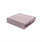 كانون طقم شرشف مطاط Dots & Stripes - بولي قطن - مفرد & مفرد كبير - 2 قطع - وردي داكن - كانون