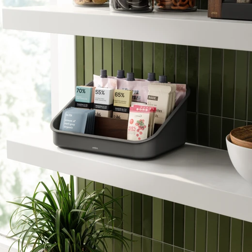 Umbra Bellwood Packet Organizer - Black & Walnut - Umbra - Image 7