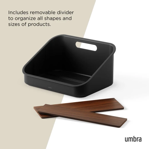 Umbra Bellwood Packet Organizer - Black & Walnut - Umbra - Image 9