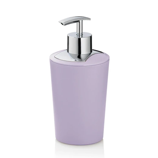 Kela Marta Ceramic Bathroom Liquid Soap Dispenser -350 ml -  Pastel Lilac - Kela - Image 5