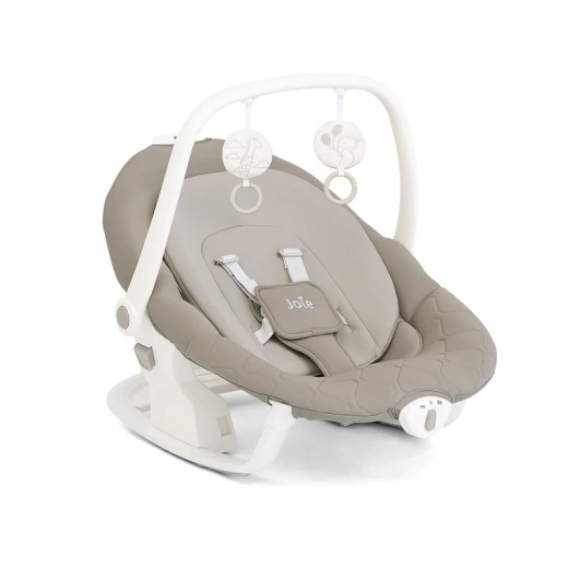 Joie Serina 2in1 Baby Swing & Rocker (Walnut) – Dual-Motion Soothing Center with 6 Speeds and Nightlight - Joie - Image 4
