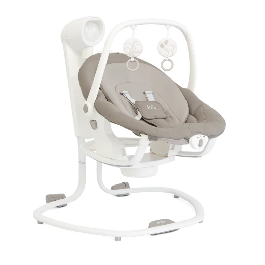 Joie Serina 2in1 Baby Swing & Rocker (Walnut) – Dual-Motion Soothing Center with 6 Speeds and Nightlight - Joie - Image 9