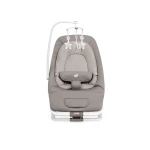 Joie Dreamer Rocker & Bouncer, Fern/Walnut | Ultra-Slim Folding Infant Seat with Soothing Vibrations and Nature Sounds - Joie