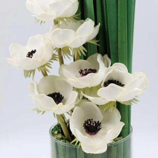 Nova Home "Anemone" Artificial Flower Arrangement - 40 cm - White - Nova Home - Image 2