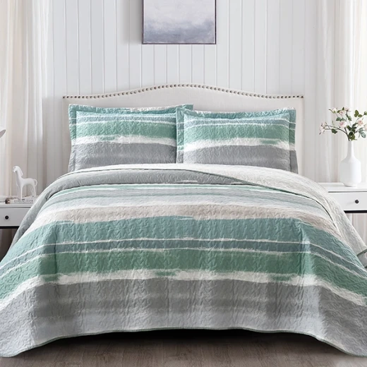 Nova Home Irmak Printed Bedspread Set - King & Super King - 4 Pcs - Multi Color - Nova Home - Image 2