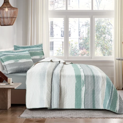 Nova Home Irmak Printed Bedspread Set - King & Super King - 4 Pcs - Multi Color - Nova Home - Image 4
