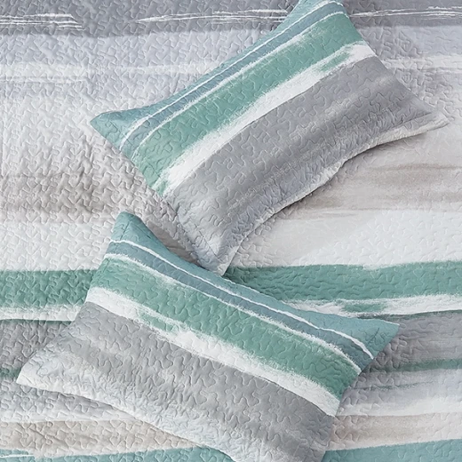 Nova Home Irmak Printed Bedspread Set - King & Super King - 4 Pcs - Multi Color - Nova Home - Image 8