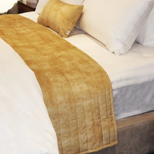 Nova Home Darcy Bed Runner - Gold - Nova Home - Image 2