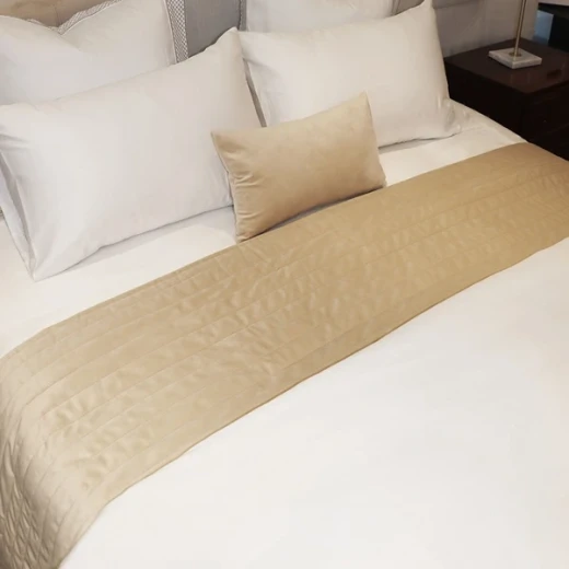 Nova Home Venice Bed Runner - Beige - Nova Home - Image 2