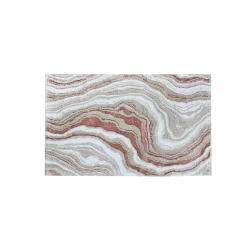 نوفا هوم "Stone Wave" أرضية حمام - قطن 100% - 60x100 سم - بيج