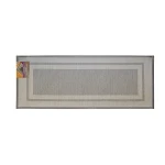 Nova Home Trellis Jaquard Woven Kitchen Mat W & Rubber Backing - 46x120 Cm - Grey - Nova Home
