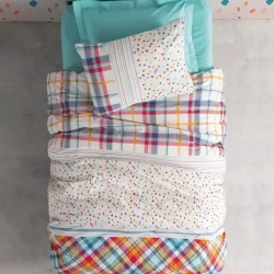 Nova Home Baniti Duvet Cover Set - 100% Cotton - Single & Twin - 3 Pcs - Multicolor