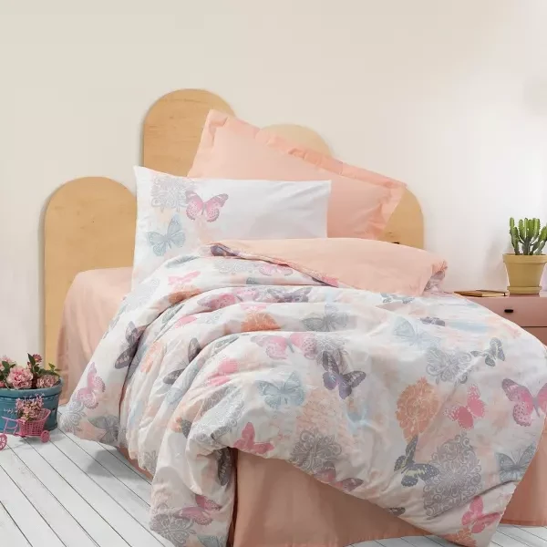 Nova Home Kimela Duvet Cover Set - 100% Cotton - Single & Twin - 3 Pcs - Multicolor - Nova Home