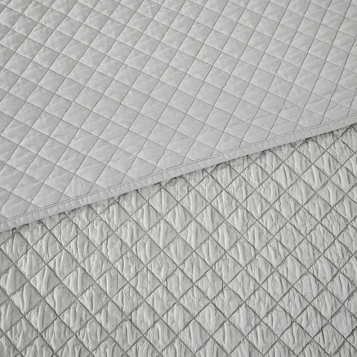 Nova Home Vivid Jaquard Bed Spread Set - 2Pcs - Single & Twin - Grey - Nova Home - Image 2
