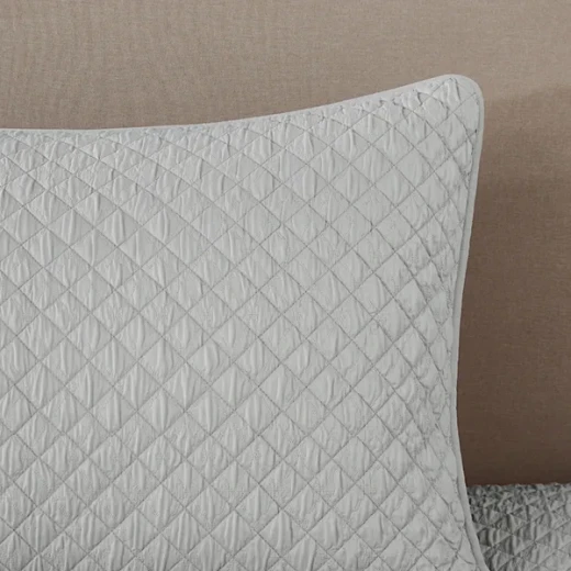Nova Home Vivid Jaquard Bed Spread Set - 2Pcs - Single & Twin - Grey - Nova Home - Image 3