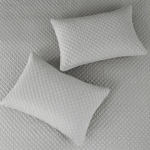 Nova Home Vivid Jaquard Bed Spread Set - 2Pcs - Single & Twin - Grey - Nova Home - Image 5
