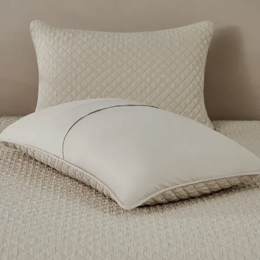 Nova Home Vivid Jaquard Bed Spread Set - 2Pcs - Single & Twin - Beige - Nova Home - Image 3