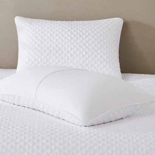 Nova Home Vivid Jaquard Bed Spread Set - 2Pcs - Single & Twin - White - Nova Home - Image 3