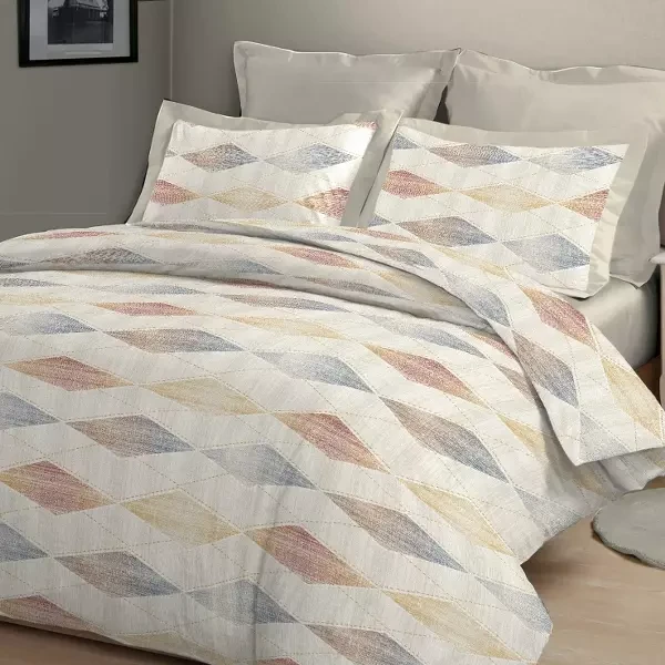 نوفا هوم Tapestry طقم وجه لحاف شتوي قطن فلانيل دافئ - مفرد & مفرد كبير - 3 قطع - متعدد الألوان - نوفا هوم