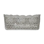 نوفا هوم "Threadlet" سلة كروشيه قطن - أبيض - نوفا هوم