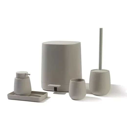 Weva Vibe Bathroom Set - 5 Pcs - Cream Weva Vibe Bathroom Set - 5 Pcs - Cream