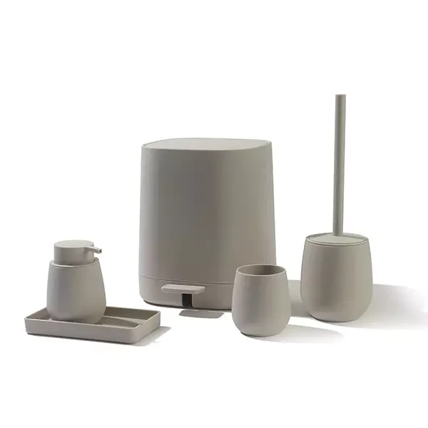Weva Vibe Bathroom Set - 5 Pcs - Cream - Weva