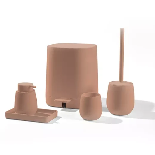 Weva Vibe Bathroom Set - 5 Pcs - Pink Weva Vibe Bathroom Set - 5 Pcs - Pink