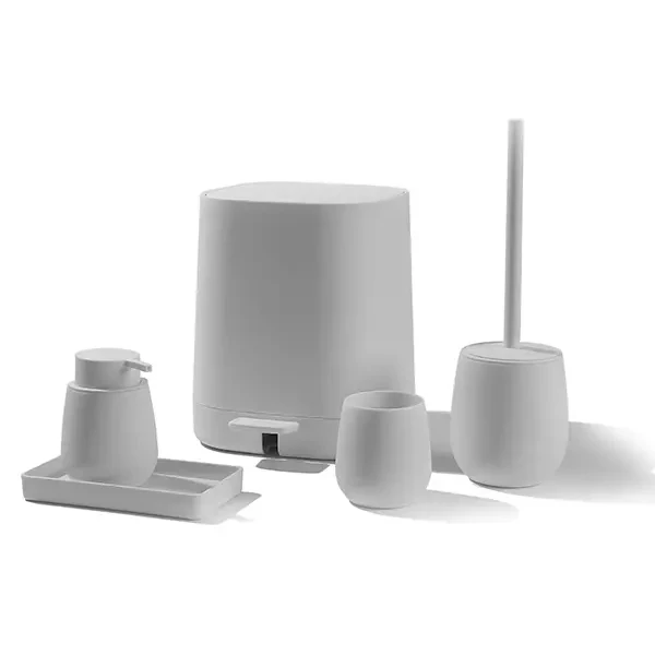 Weva Vibe Bathroom Set - 5 Pcs - White - Weva