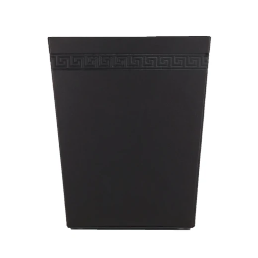 نوفا هوم "Versace" سلة مهملات جلد - أسود - نوفا هوم - Image 2