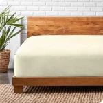 نوفا هوم Cotton Warm طقم شرشف مطاط شتوي قطن فلانيل دافئ - مفرد & مفرد كبير - 2 قطع - بيج - نوفا هوم