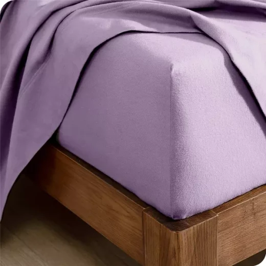 نوفا هوم Cotton Warm طقم شرشف مطاط شتوي قطن فلانيل دافئ - مجوز & مجوز كبير - 3 قطع - نهدي - نوفا هوم - Image 3