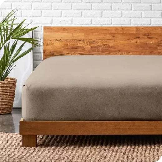 نوفا هوم Cotton Warm طقم شرشف مطاط شتوي قطن فلانيل دافئ - مفرد & مفرد كبير - 2 قطع - بني فاتح نوفا هوم Cotton Warm طقم شرشف مطاط شتوي قطن فلانيل دافئ - مفرد & مفرد كبير - 2 قطع - بني فاتح