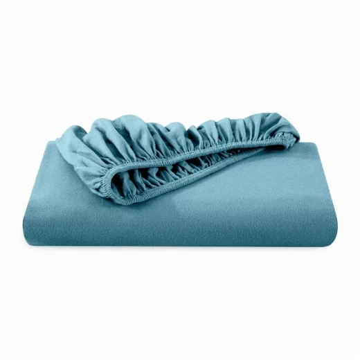 نوفا هوم Cotton Warm طقم شرشف مطاط شتوي قطن فلانيل دافئ - مجوز & مجوز كبير - 3 قطع - أزرق - نوفا هوم - Image 3