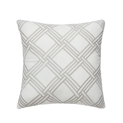 Nova Home Grady Jacquard Comforter Set - King & Super King - 8 Pcs - Grey - Nova Home - Image 7