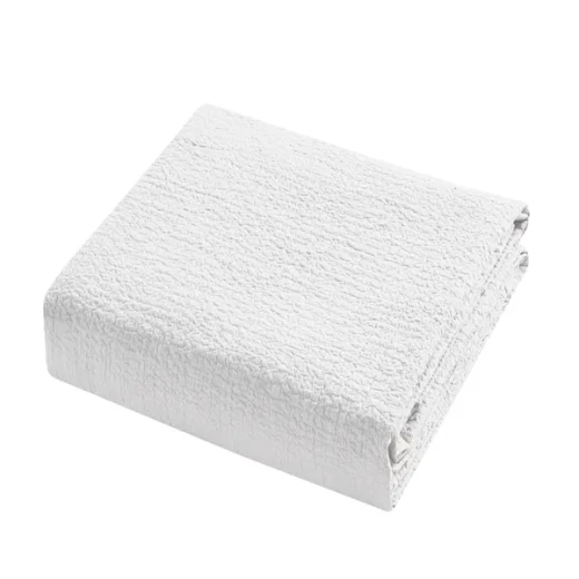 نوفا هوم Cottontex طقم وجه لحاف - قطن 100% ، 200 خيط لكل انش مربع - مفرد & مفرد كبير - 2 قطع - أبيض - نوفا هوم - Image 3