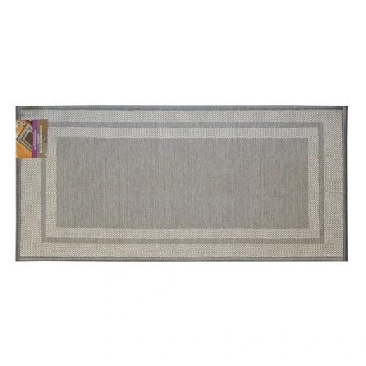 Nova Home Trellis Jaquard Woven Kitchen Mat W & Rubber Backing - 70x130 Cm - Grey Nova Home Trellis Jaquard Woven Kitchen Mat W & Rubber Backing - 70x130 Cm - Grey