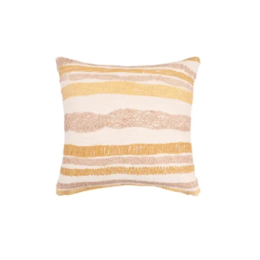 Nova Home "Avian" Handmade Embroidery Cushion Cover - 50x50 cm - Yellow Nova Home "Avian" Handmade Embroidery Cushion Cover - 50x50 cm - Yellow