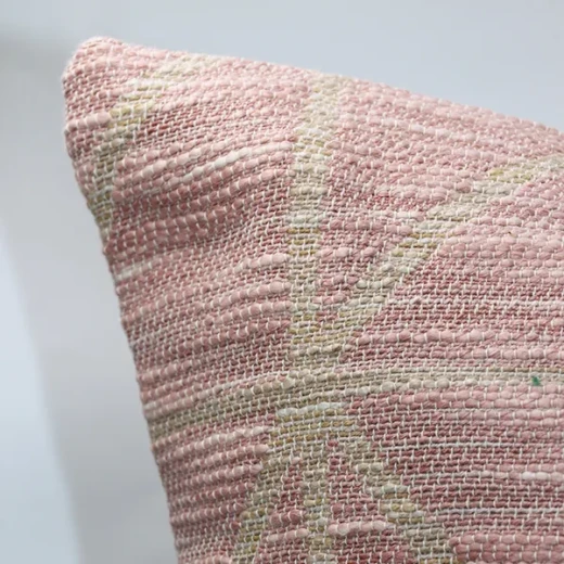 Nova Home "Vista" Handmade Embroidery Cushion Cover - 50x50 cm - Pink - Nova Home - Image 2