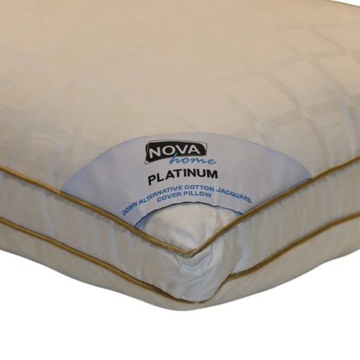 نوفا هوم Platinum مخدة - 50x75 سم - أبيض - نوفا هوم - Image 2